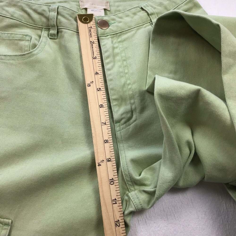 Altar'd State wide Leg Cargo Pants Size XS Green Boho Y2K Festival Beach - Picture 9 of 11